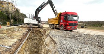 İSU'DAN 9 BİN 134 METRE YENİ KANALİZASYON HATTI