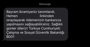 Bu SMS her an size de gelebilir