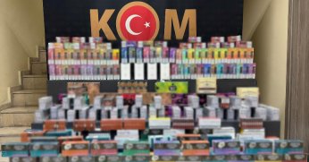 Binlerce kaçak sigara ele geçirildi