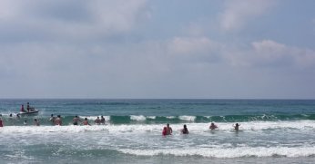 Sahillerde acıya aman vermediler