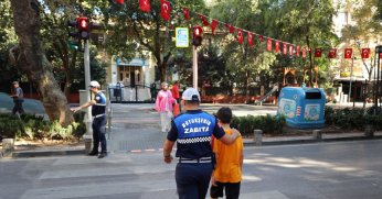 Büyükşehir Zabıtası ile okul yolu daha güvenli