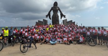 Bu festivalde pedallar Gazze için çevrildi