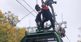 Kartepe Teleferik’te gerçeği aratmayan tatbikat