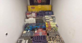 49 bin 750 paket kaçak sigara ele geçirildi
