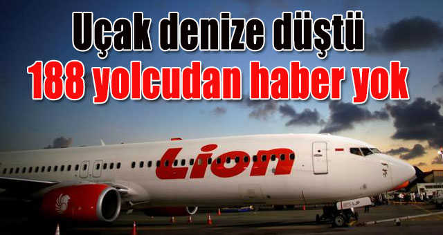 188 yolcu bulunan uçak denize düştü