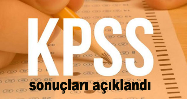 2018 KPSS lisans sonuçları açıklandı! 