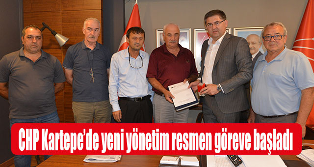CHP Kartepe’de yeni yönetim resmen göreve başladı