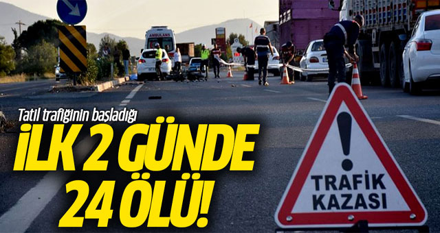 Kurban Bayramında yollar kan gölü