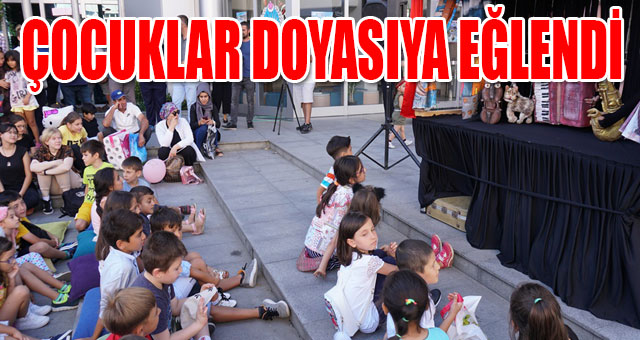 MAVİ KUKLA OYUNU İLE ÇOCUKLAR DOYASIYA EĞLENDİ
