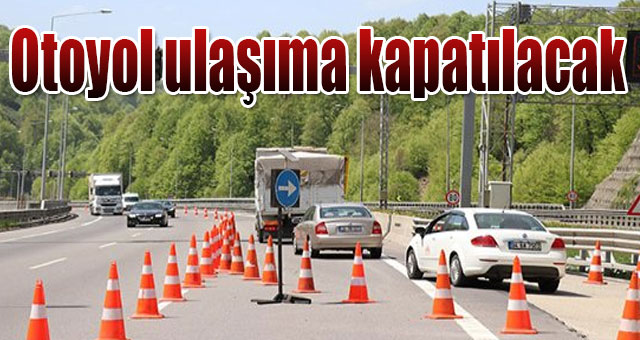 TEM'de çalışma yapılacak