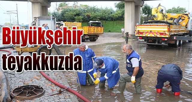 Büyükşehir teyakkuzda