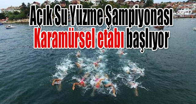 Açık Su Yüzme Şampiyonası Karamürsel etabı başlıyor