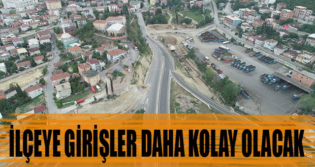 Eynerce Kavşağı ile Yavuz Sultan Selim Caddesi birleşiyor
