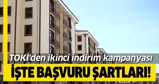 TOKİ'den indirim kampanyası
