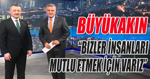 Başkan Büyükakın,TRT Haber’e konuk oldu