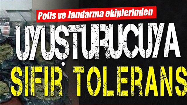 Uyuşturucuya geçit yok