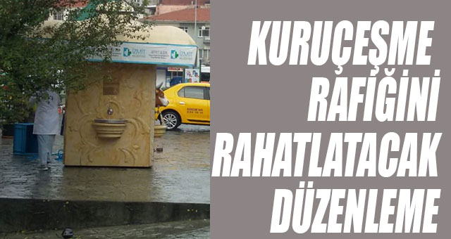 İZMİT BELEDİYESİ’NDEN KURUÇEŞME TRAFİĞİNİ RAHATLATACAK DÜZENLEME