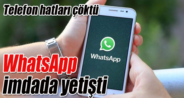 Telefon hatları çöktü