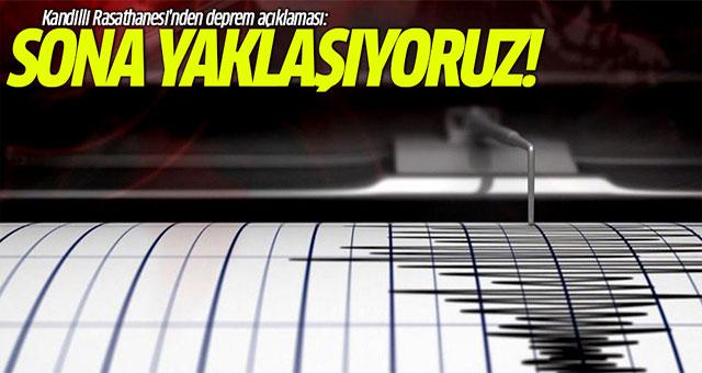 Kandilli Rasathanesi'nden deprem açıklaması