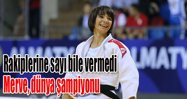 Merve, dünya şampiyonu