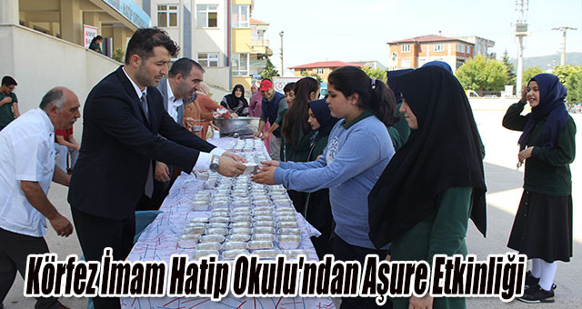 Körfez İmam Hatip Okulu'ndan Aşure Etkinliği
