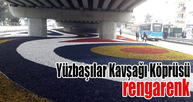 Yüzbaşılar Kavşağı güzelleşiyor