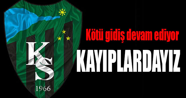 Kötü gidiş devam ediyor