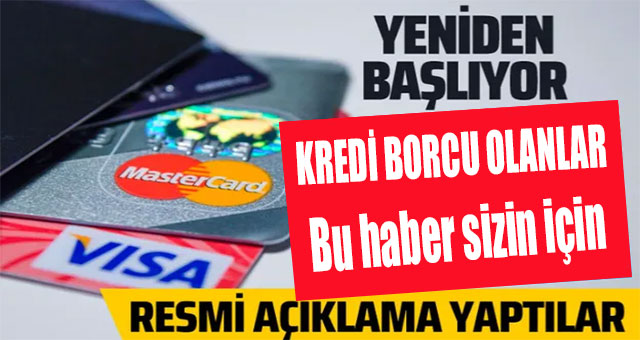 Kredi borcu olan vatandaşlar dikkat! 