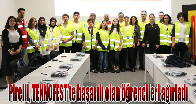 Pirelli, TEKNOFEST’te başarılı olan öğrencileri ağırladı…