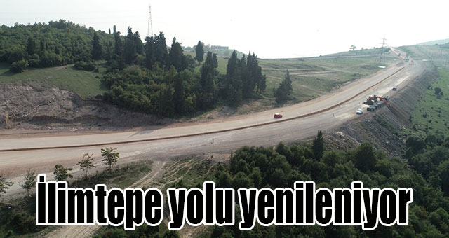 İlimtepe yolu yenileniyor