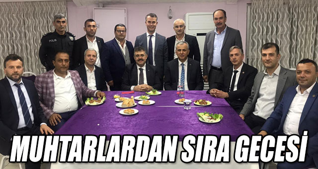 Muhtarlar gününü, doyasıya eğlenerek kutladılar