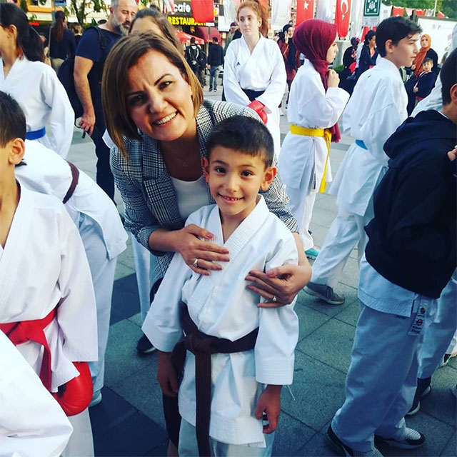 Fatma başkanımla...