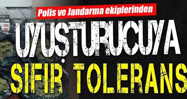 Uyuşturucuya geçit yok