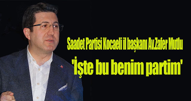 Mutlu 'İşte bu benim partim'