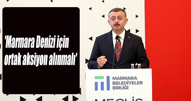 'Marmara Denizi için ortak aksiyon alınmalı'