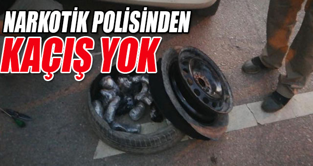 Narkotik polisinden kaçış yok