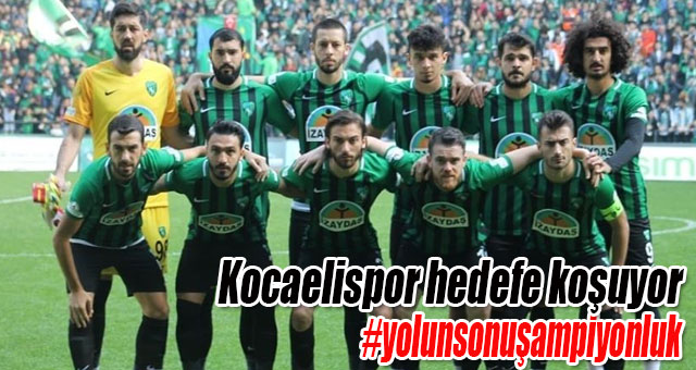 Kocaelispor hedefe koşuyor