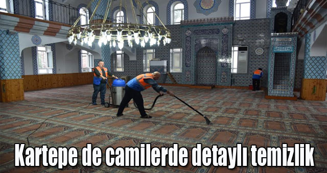 Kartepe de camilerde detaylı temizlik