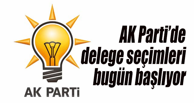 AK Parti’de delege seçimleri bugün başlıyor