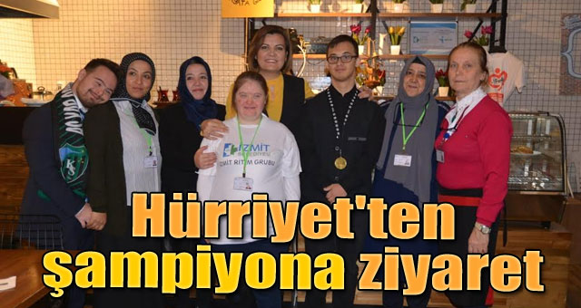 Hürriyet'ten şampiyona ziyaret