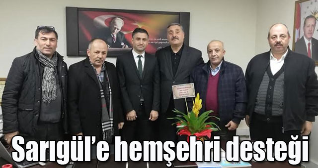 Sarıgül’e hemşehri desteği