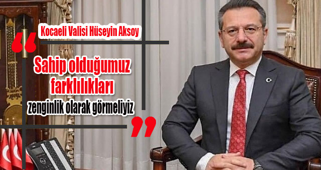 Vali Aksoy'dan İnsan Hakları günü mesajı