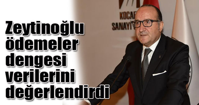 Zeytinoğlu ödemeler dengesi verilerini değerlendirdi