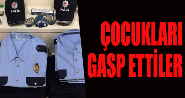 Gaspcı sahte polisler yakalandı