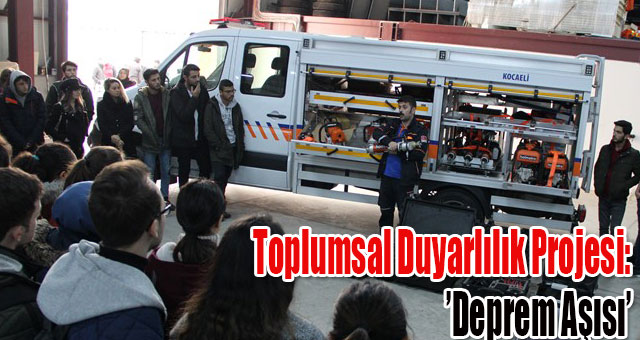 ÜNİVERSİTELİ ÖĞRENCİLERİN KOCAELİ AFAD ZİYARETİ