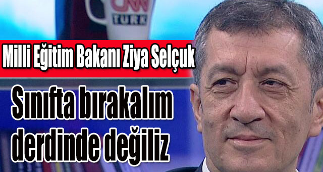 Milli Eğitim bakanı 'Ders çeşidini azaltıyoruz'