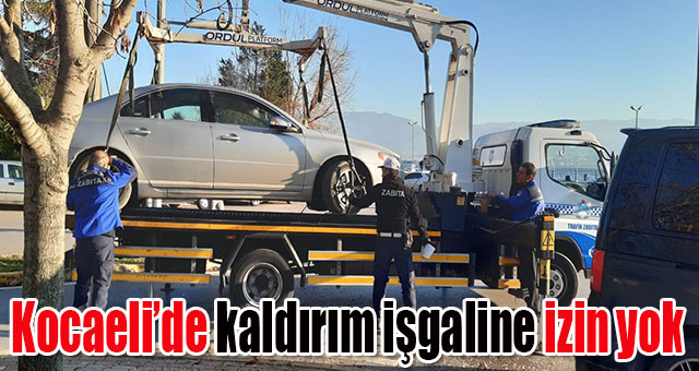 Kocaeli’de kaldırım işgaline izin yok