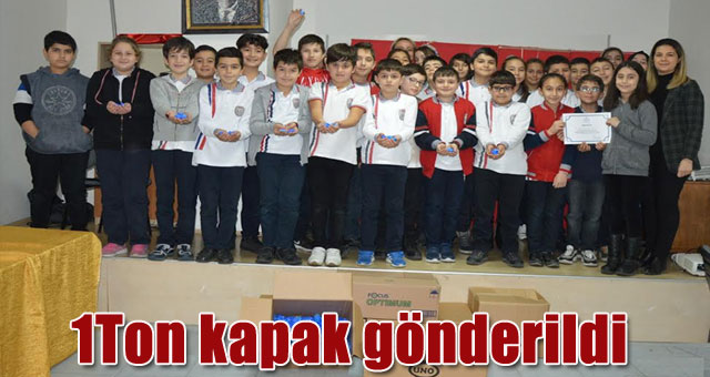 1Ton kapak gönderildi