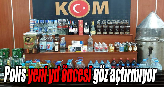 Polis yeni yıl öncesi göz açtırmıyor