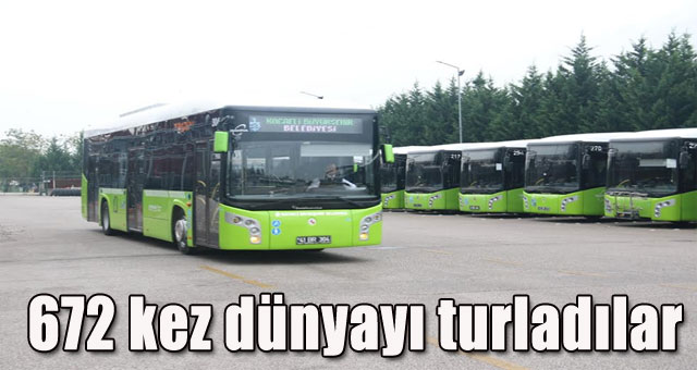 672 kez dünyayı turladılar
